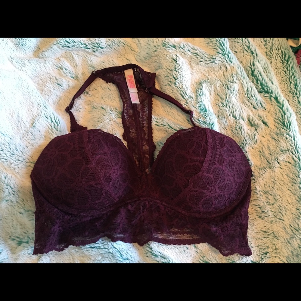 Victoria’s Secret PINK Maroon Racerback bra